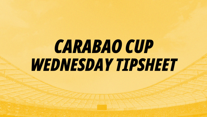 Image for Betfair's Carabao Cup Wednesday Tips